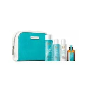 Moroccanoil Hydrating Travel Pack for fine hair with weightless lift and volume and added texture