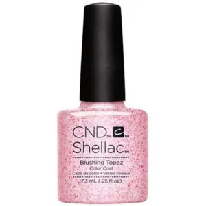cnd shellac blushing topaz