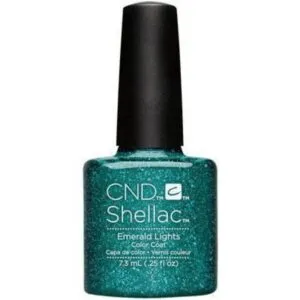 cnd shellac emerald lights
