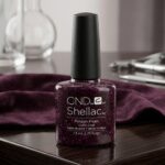 CND Shellac Gel Polish Poison Plum - 7.3ml for enhanced shine