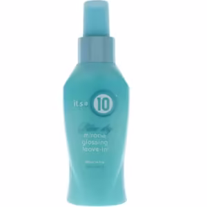 its a 10 blow dry miracle glossing leave in 120ml
