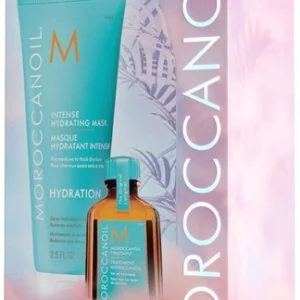 moroccanoil hydrating mask and 15ml oil