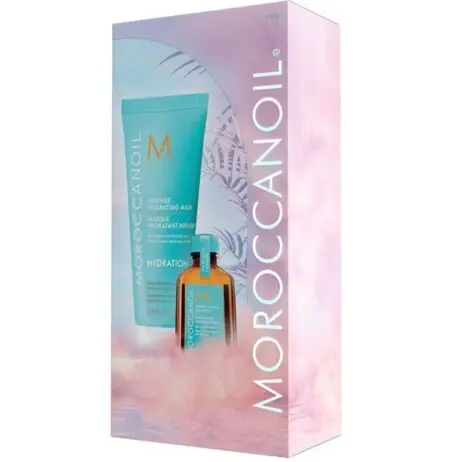 moroccanoil hydrating mask and 15ml oil