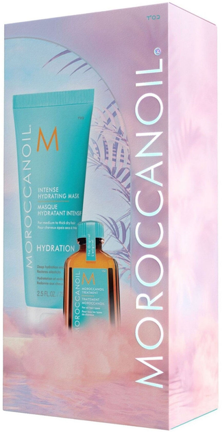moroccanoil hydrating mask and 15ml oil