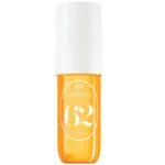Sol de Janeiro Cheirosa 62 Perfume Mist bottle with notes of pistachio, salted caramel, and vanilla, ideal for body, hair, and clothes.