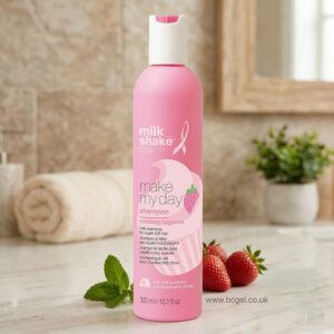 Milkshake Make My Day Shampoo Strawberry 300ml bottle for gentle daily hair cleansing