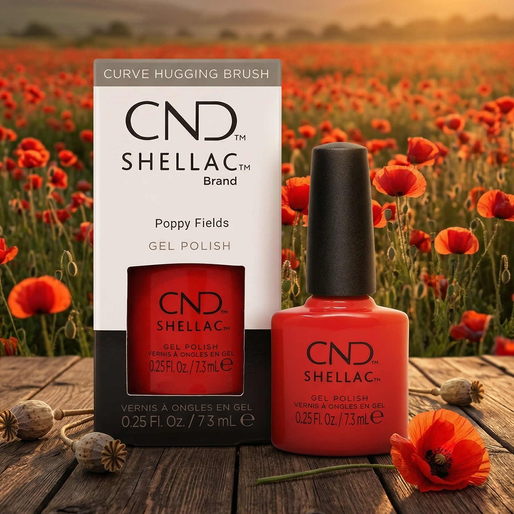 CND SHELLAC POPPY FIELDS