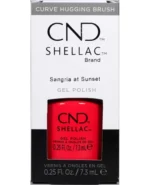 cnd shellac sangria at sunset