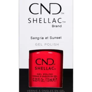 cnd shellac sangria at sunset