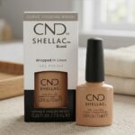 cnd shellac wrapped in linen