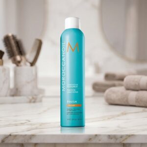 Moroccanoil Luminous Hairspray Strong Finish 330ml for long-lasting hold, shine and frizz control styling spray