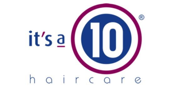 It's a 10 professional haircare logo